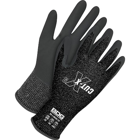 Bdg Cut-Resistant Coated Gloves, Cut Level A9 , Polyurethane , Smooth , L 1 PR 99-1-9640-9-K